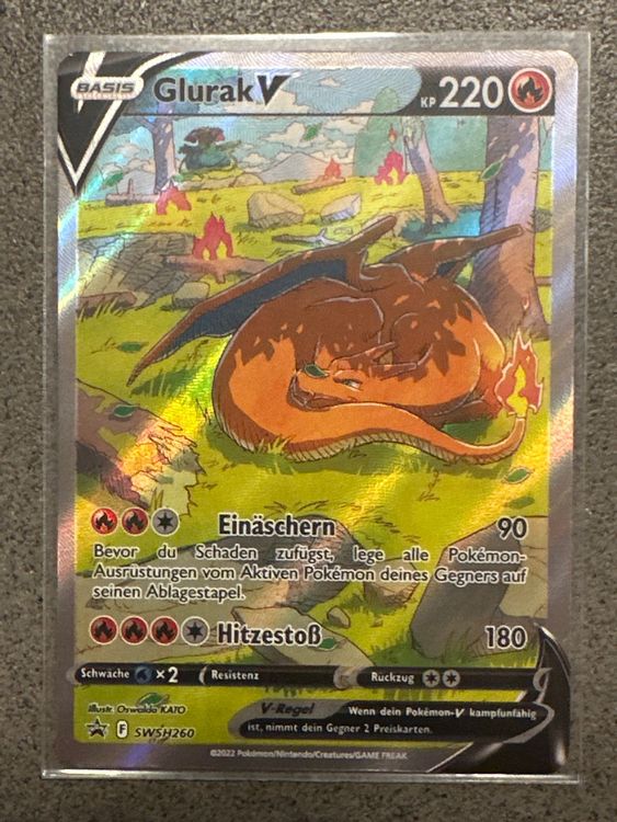 Glurak V Full Art Alternativ Black Star Promo Kaufen Auf Ricardo