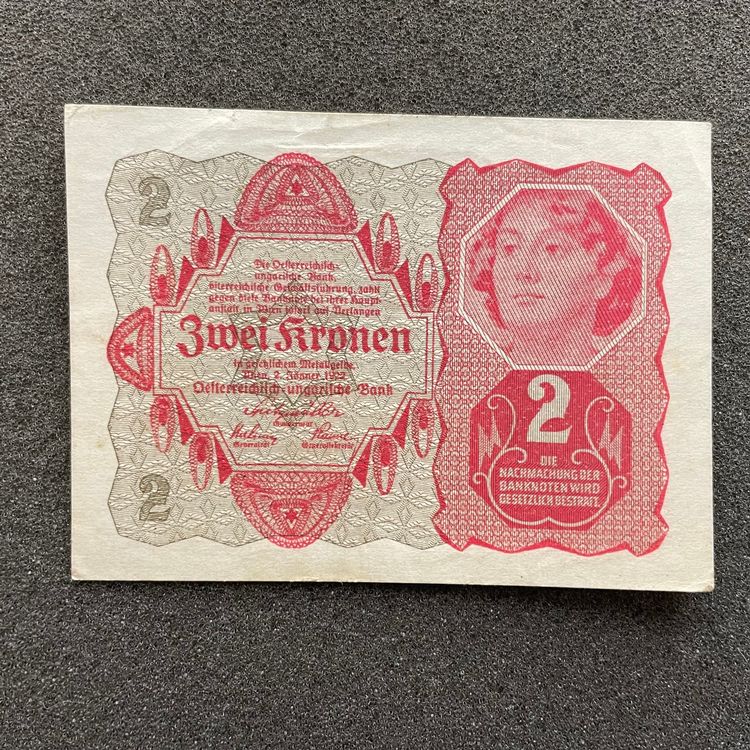 2 Kronen Banknote Österreich 1922 Kaufen auf Ricardo