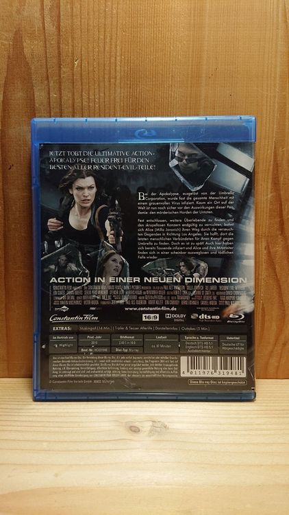 Resident Evil Afterlife Blu Ray Kaufen Auf Ricardo