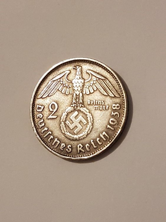 2 Deutsche Mark Silber 1938 B Kaufen Auf Ricardo