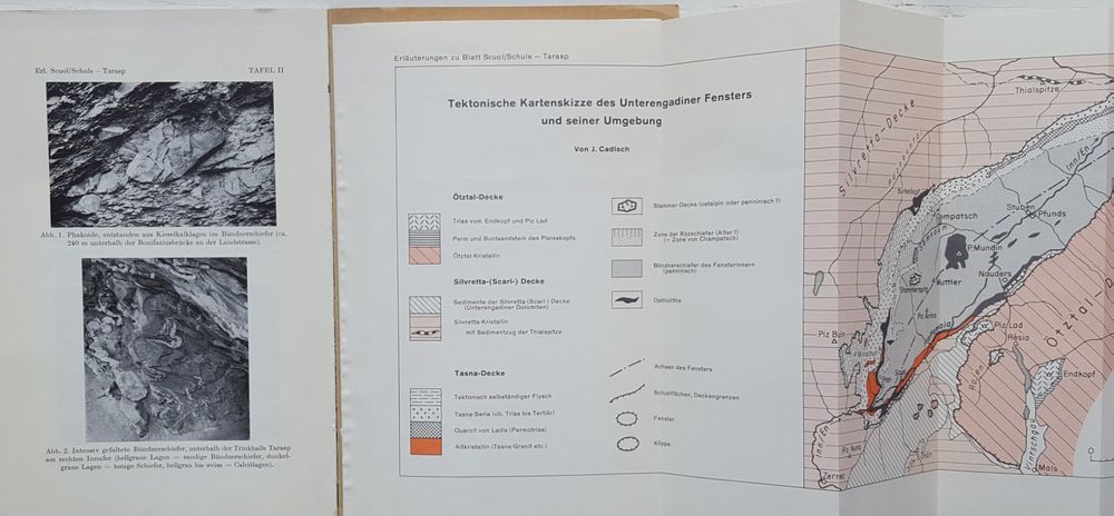 Geologischer Atlas Der Schweiz Scuol Schuls Tarasp Kaufen