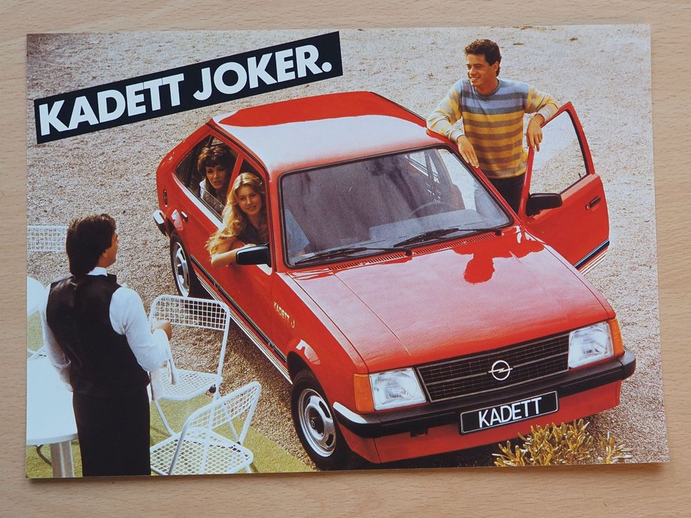 Prospekt Opel Kadett D Joker Von Kaufen Auf Ricardo