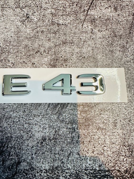 Mercedes AMG GLE43 Emblem Schriftzug Logo Aus ABS NEU Chrom Kaufen