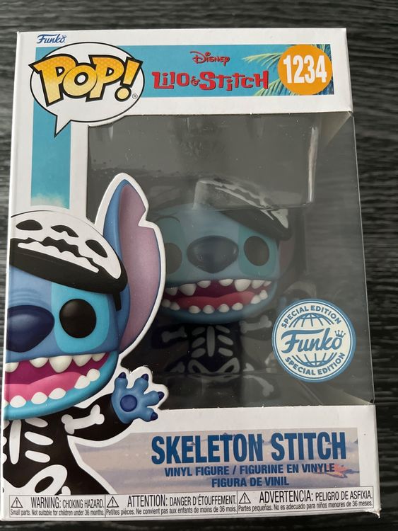 Funko Pop Disney Lilo Stich Skeleton Stitch Kaufen Auf Ricardo