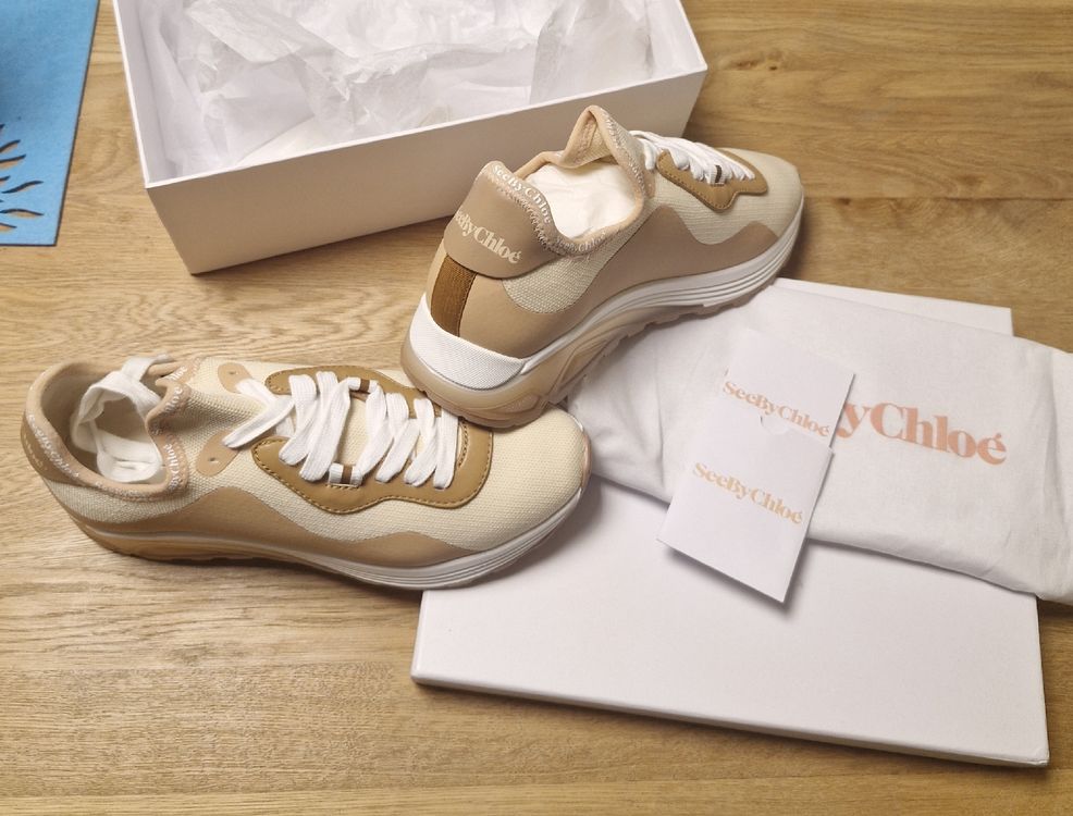 See by Chloé Brett Sneaker Nude Gr NEU Neu und originalverpackt