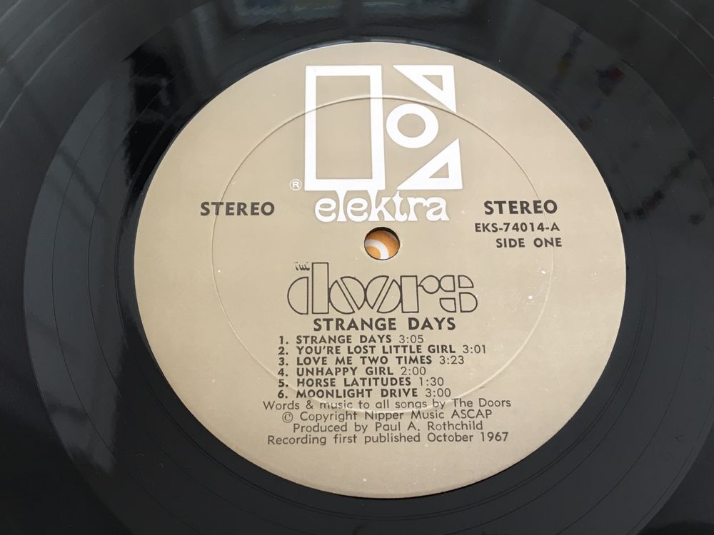 THE DOORS STRANGE DAYS LP ORIG USA 1967 GOLD ELEKTRA Kaufen Auf Ricardo