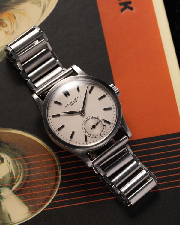 Patek Calatrava Ref Steel Gay Frere Bracelet With Extract Gebraucht