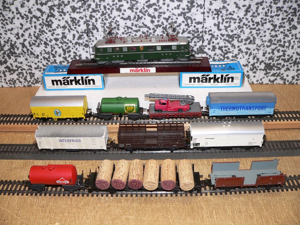 Märklin AE 66 SBB CFF Zug HO 2Trafos Schienen Weichen Kaufen