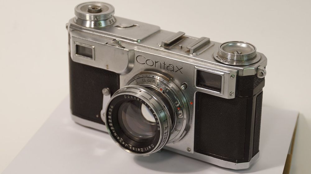 Contax II Carl Zeiss Jena Sonnar 1 2 F 5 Cm Mit Lederetui Kaufen Auf