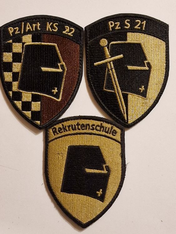 Panzer Abzeichen Badges X Panzer Schulen Klett Kaufen Auf Ricardo