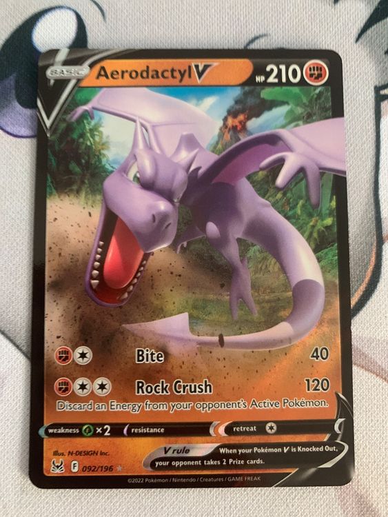 Aerodactyl v 92 196 carte Pokémon Kaufen auf Ricardo