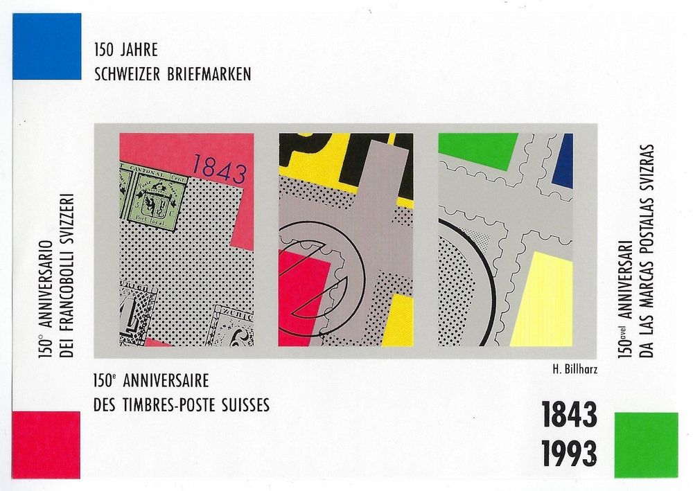 PTT Souvenir 150 Jahre Briefmarken 1993 Kaufen Auf Ricardo