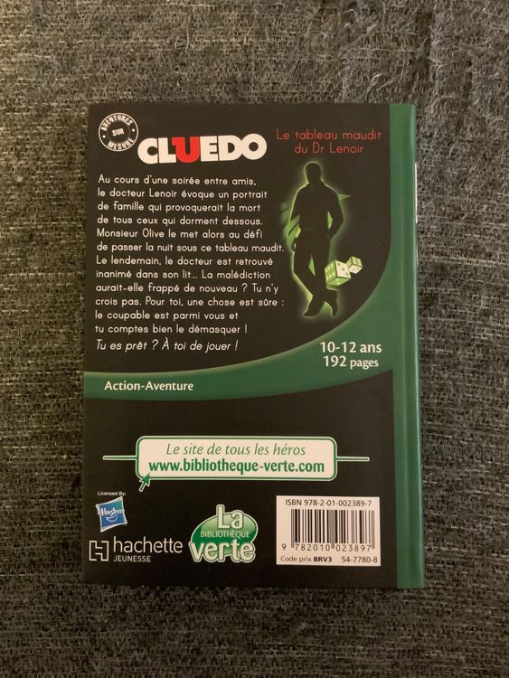 Livre Cluedo Le Tableau Maudit Du Dr Lenoir Livre Aventure Comprare