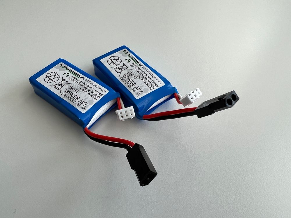 2 Neue LiPO Akku 7 4V 800mAh Art No AB30 DJ03 Kaufen Auf Ricardo