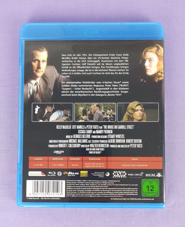 Blu Ray Das Haus In Der Carroll Street Kelly Mcgillis Kaufen Auf