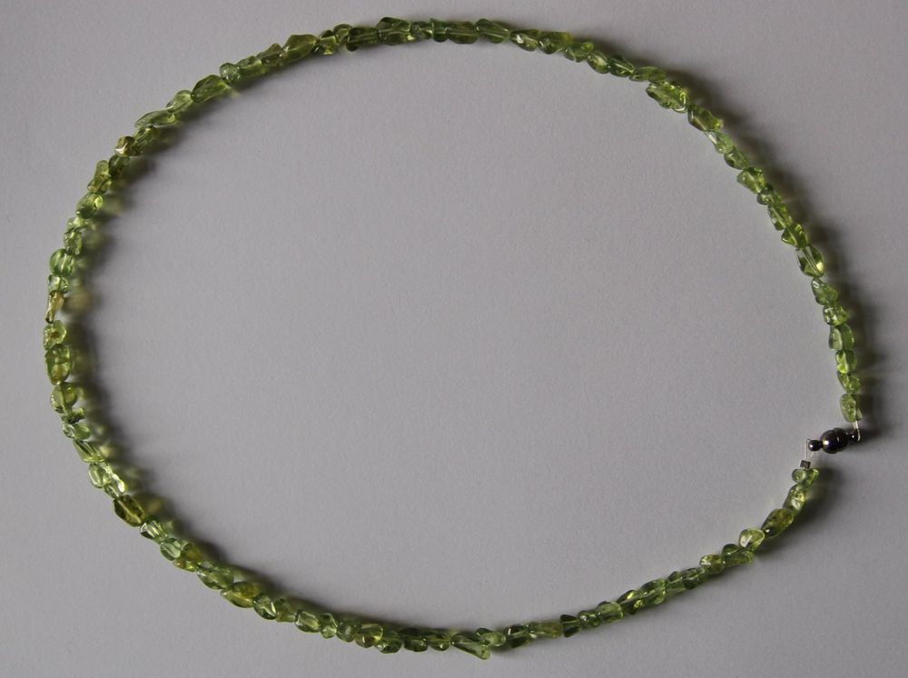 Neu Peridot Edelstein Halskette Magnet Kette Collier Cm Kaufen