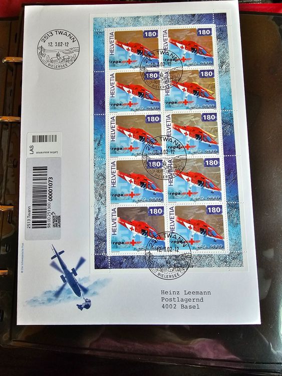 CH 2002 R FDC ORTS ET GEST 50 J REGA MIT AK STEMPEL Kaufen Auf Ricardo