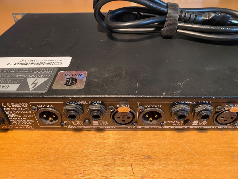 Dbx 1046 Quad Compressor Limiter Kaufen Auf Ricardo