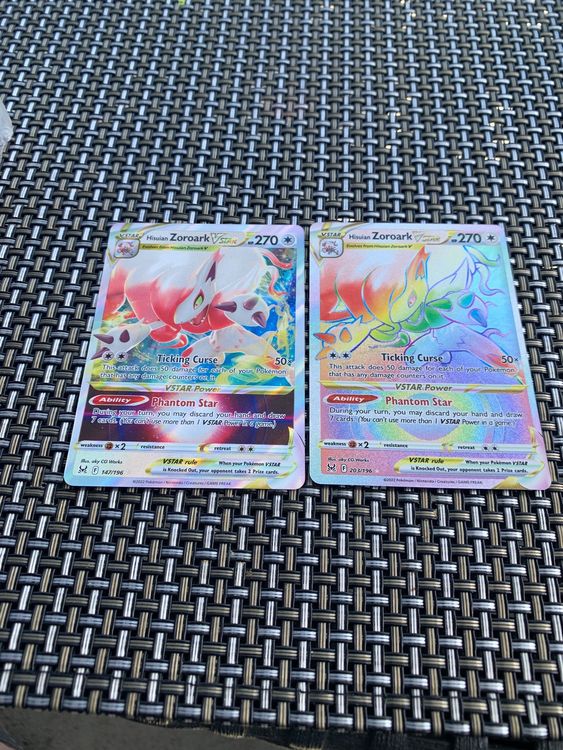 Pokemon Lost Origin Hisuian Zoroark Vstar Fullart Duo Kaufen Auf Ricardo