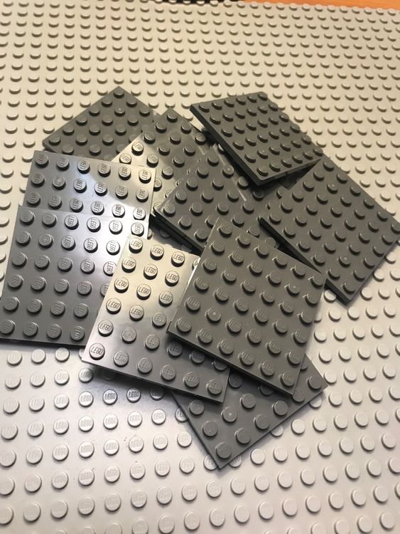 Lego 15x Platten 6x6 Neu Dunkel Grau Und Alt Kaufen Auf Ricardo