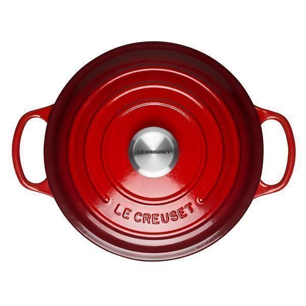 Le Creuset Signature Rund Cm Kirschrot Kaufen Auf Ricardo