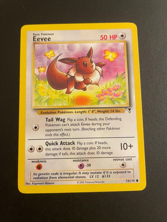 Eevee 74 110 Legendary Collection Kaufen Auf Ricardo