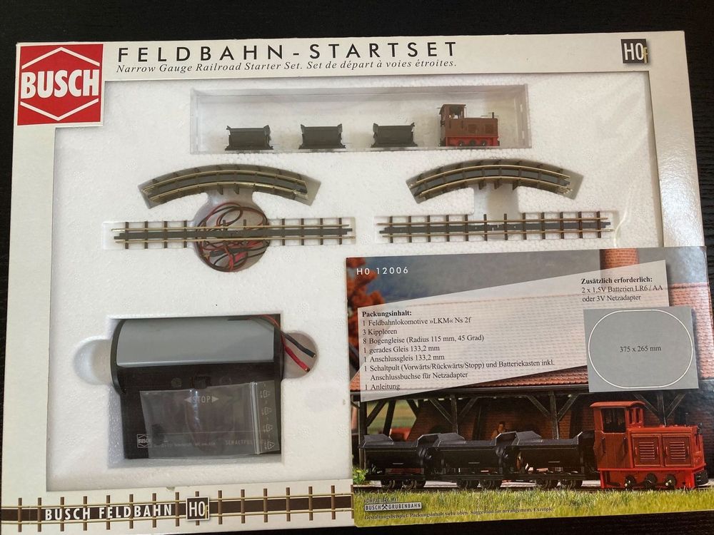 H F Startset Busch Feldbahn Kaufen Auf Ricardo