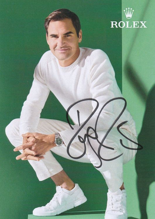 ROGER FEDERER Autographe Original Kaufen Auf Ricardo