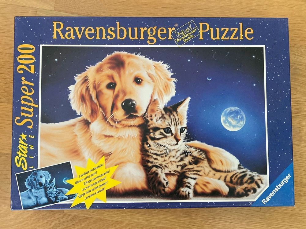 Ravensburger Puzzle Starline Super 200 Hund Katze Kaufen Auf Ricardo