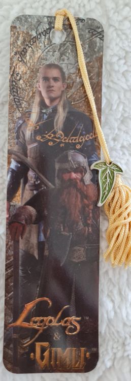 Buchzeichen Herr Der Ringe Legolas Gimli Kaufen Auf Ricardo