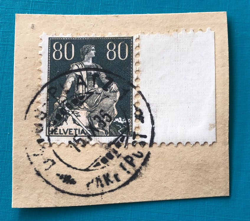 HELVETIA MIT SCHWERT BRIEFMARKEN VOLLGESTEMPELT Kaufen Auf Ricardo