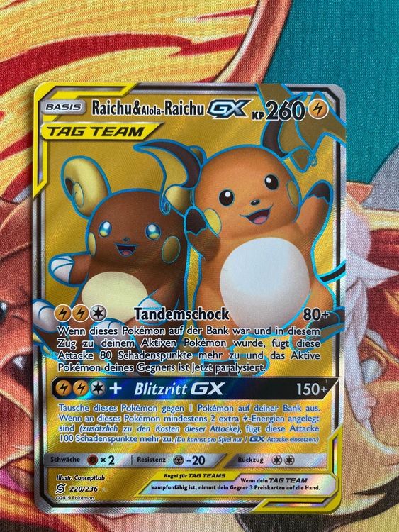 Pokemonkarte Alola Raichu Raichu GX Kaufen Auf Ricardo