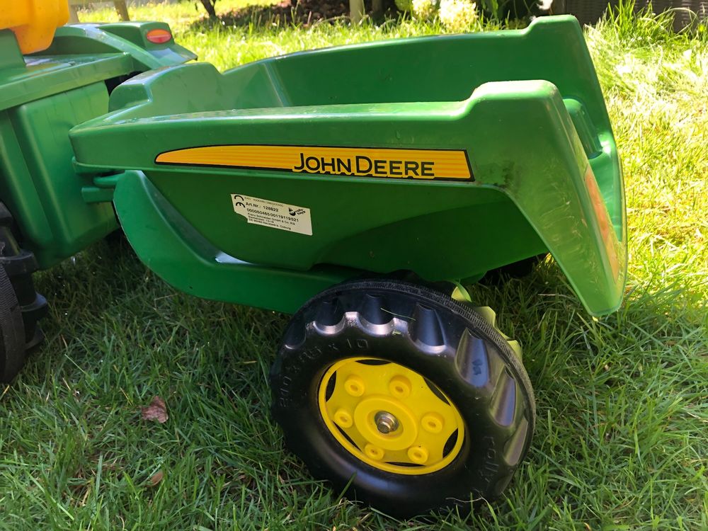 Kindertraktor John Deere mit Anhänger Kaufen auf Ricardo