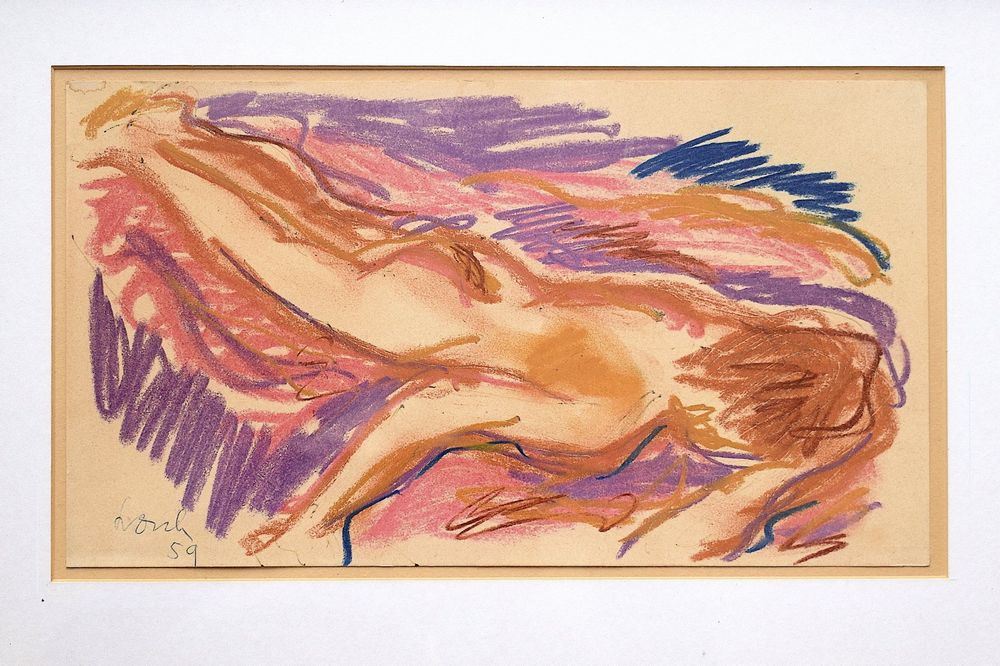 TOP Karl Hosch CH Akt Nude expressiv 1959 Oberrieden Zürich Kaufen