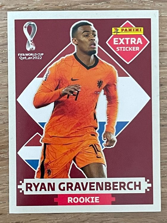 Panini Extra Sticker Ryan Gravenberch Wm Qatar Kaufen Auf