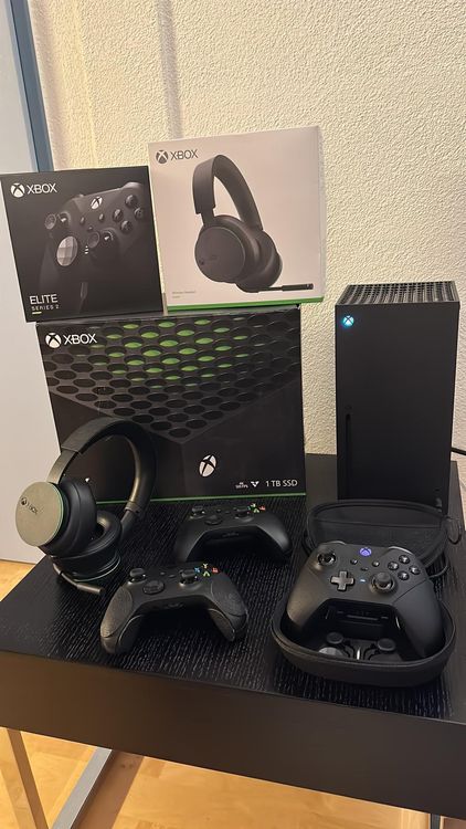 XBOX Inkl Headset Und Elite Controller Kaufen Auf Ricardo