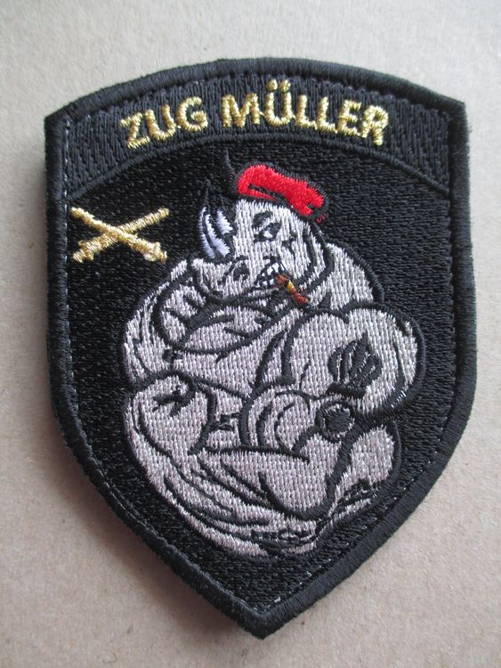 Badge Abzeichen Militär Schweiz Zug Müller mit Klett Kaufen auf Ricardo