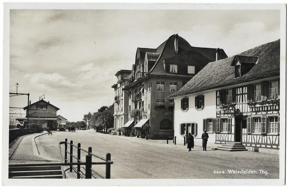 Weinfelden Bahnhofstrasse Animiert Foto Ak Kaufen Auf Ricardo