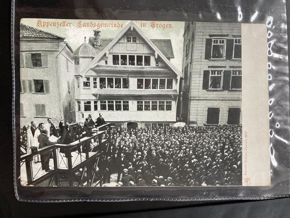 Schweiz Ak Appenzeller Landsgemeinde In Trogen Kaufen Auf Ricardo