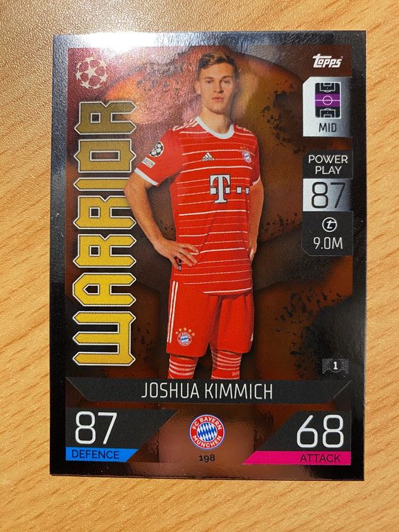 Topps Warrior Joshua Kimmich Kaufen Auf Ricardo