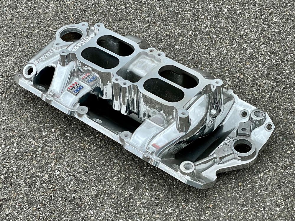 Edelbrock 7525 Polierte Ansaugspinne Chevrolet Smalblock Kaufen Auf