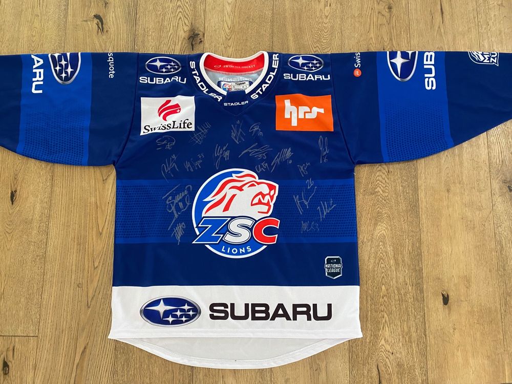 ZSC Lions Trikot Mit Allen Unterschriften 2023 Kaufen Auf Ricardo