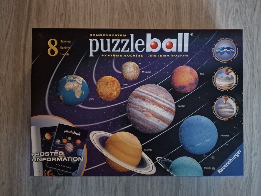 Ravensburger Puzzleball Sonnensystem Mit Grossem Poster Kaufen Auf