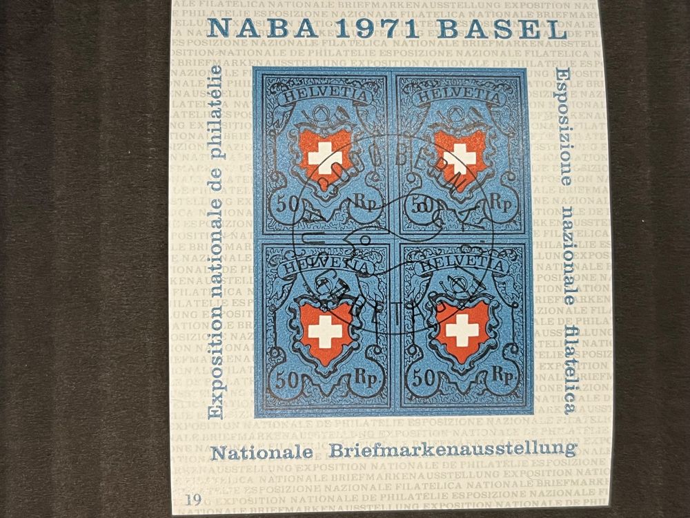 NABA 1971 Block Kaufen Auf Ricardo