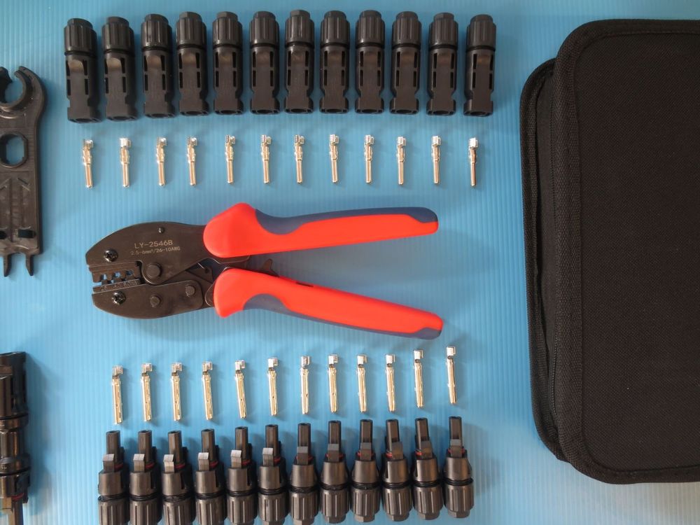 Solar MC4 Stecker Set 12 Stück Y Verteiler Crimpzange Kaufen auf