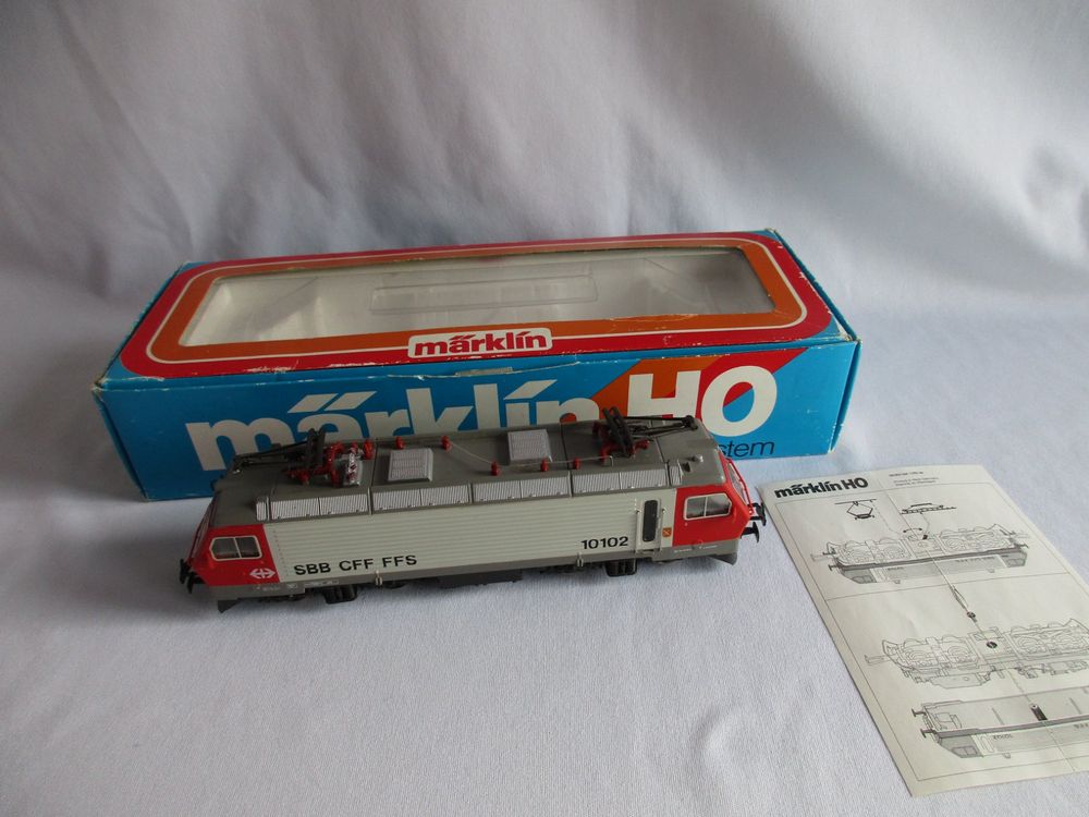 Märklin HO WS 3323 E Lok Re 4 4 SBB Guss 10102 in OVP 143 Kaufen