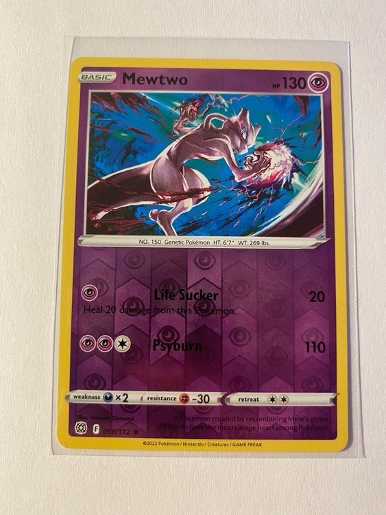 Pokemon Mewtwo Reverse Holo Brilliant Stars En Kaufen Auf Ricardo