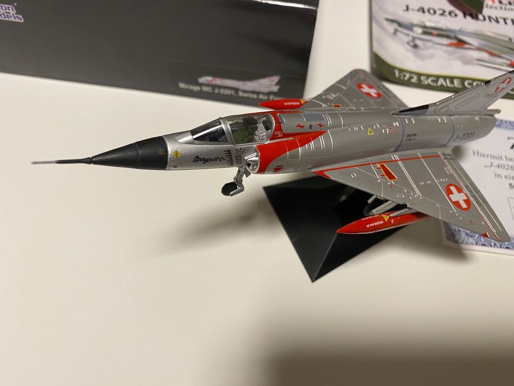 Hunter MK 58 Patrouille Suisse Aviatik Model Mirage Swissair Kaufen