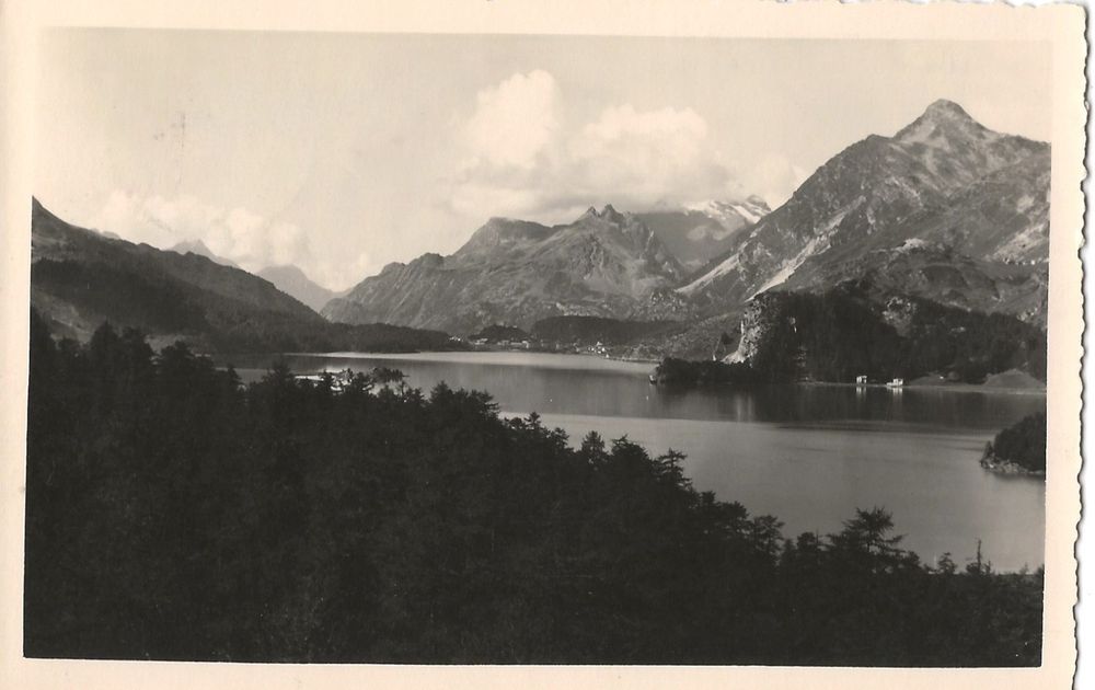 Vintage Fotokarte E Meerkämper Sils im Engadin 1938 Kaufen auf Ricardo