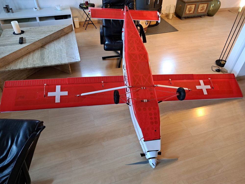 Modellflugzeug Pilatus Porter PC6 Patrouille Suisse 2 7m Kaufen Auf